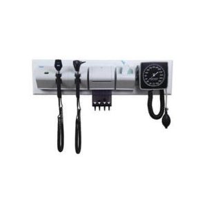 Wall Mounted Diagnostic Set With Otoscope, Ophthalmoscope, BP Meter And Ear Specula - DW1060